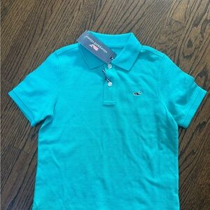 Vineyard Vines Kids' Aqua Polo Shirt